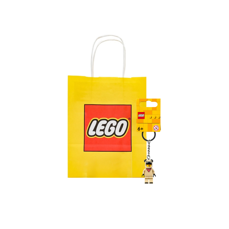 Брелок LEGO "Французский бульдог" - Boxette Shop
